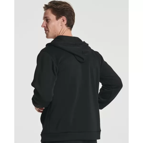 Real Essentials 3 Pack Mens Fleece Long Sleeve Full Zip Hoodie  Athletic Sweatshirt Jacket Available in Big amp TallStandard Set 3