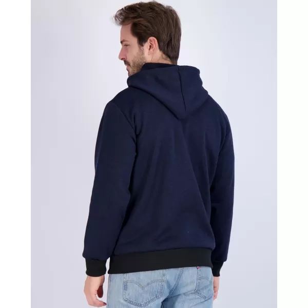 Real Essentials 3 Pack Mens Fleece Long Sleeve Full Zip Hoodie  Athletic Sweatshirt Jacket Available in Big amp Tallbigtall Set 2