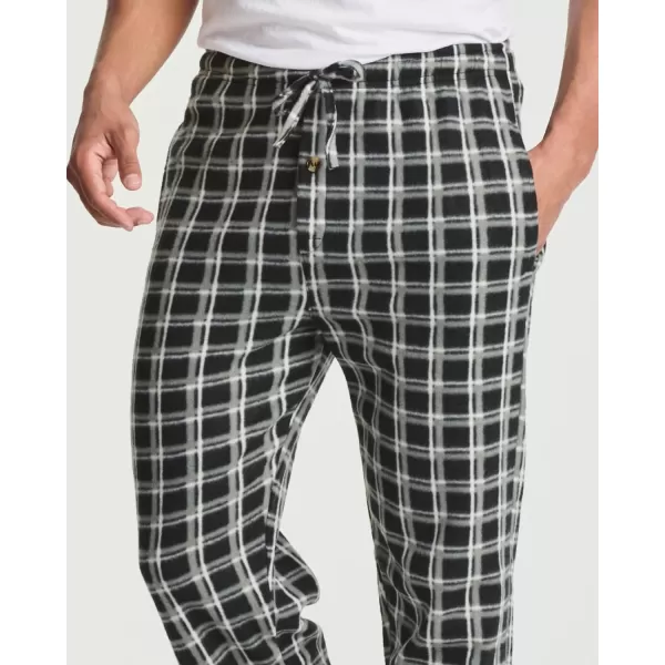 Real Essentials 3 Pack Mens Fleece Plaid Pajama Pants  Lounge Pajama BottomsAvailable in Big amp TallBig amp Tall Set F