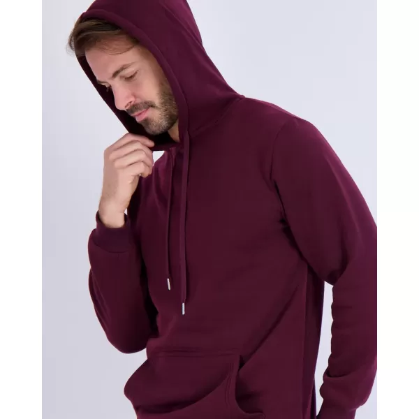 Real Essentials 3 Pack Mens Fleece Pullover Hoodie  Long Sleeve Hooded Sweatshirt Pockets Available in Big amp TallFleece Set 6