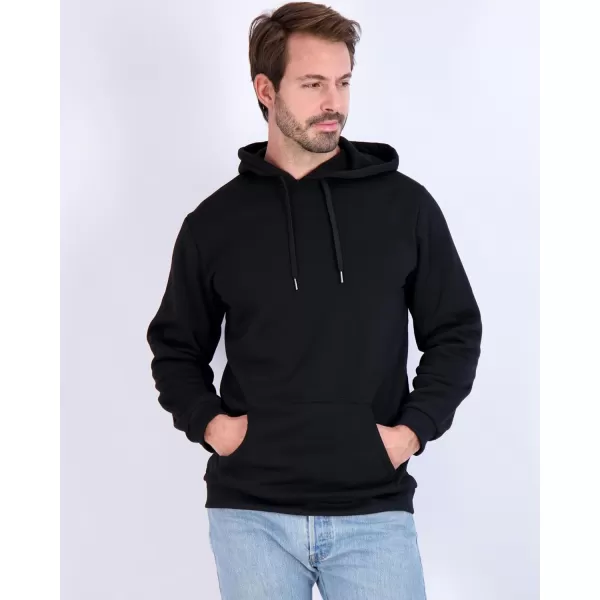 Real Essentials 3 Pack Mens Fleece Pullover Hoodie  Long Sleeve Hooded Sweatshirt Pockets Available in Big amp TallFleece Set 7