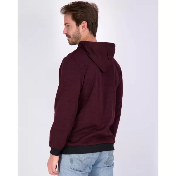 Real Essentials 3 Pack Mens Fleece Pullover Hoodie  Long Sleeve Hooded Sweatshirt Pockets Available in Big amp TallFleece Set 8