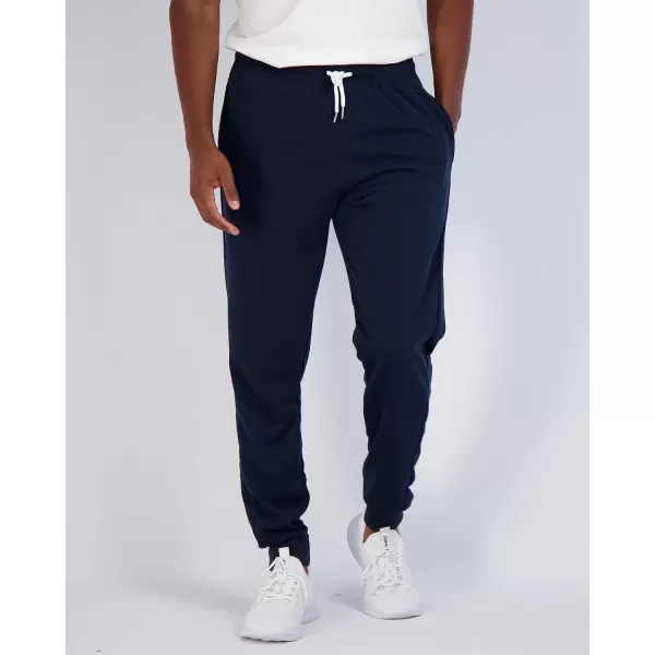 Real Essentials 3 Pack Mens French Terry Fleece Active Casual Jogger Sweatpants with Pockets Available in Big amp TallBig amp Tall Set 5