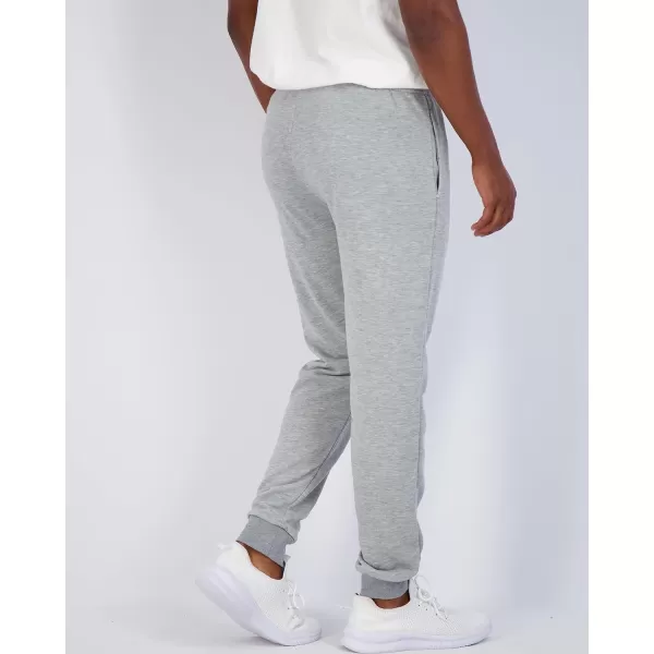 Real Essentials 3 Pack Mens French Terry Fleece Active Casual Jogger Sweatpants with Pockets Available in Big amp TallBig amp Tall Set 6