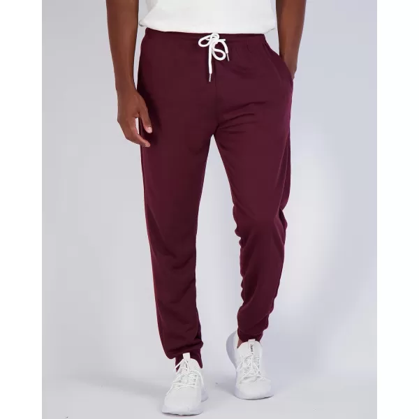 Real Essentials 3 Pack Mens French Terry Fleece Active Casual Jogger Sweatpants with Pockets Available in Big amp TallStandard Set 2