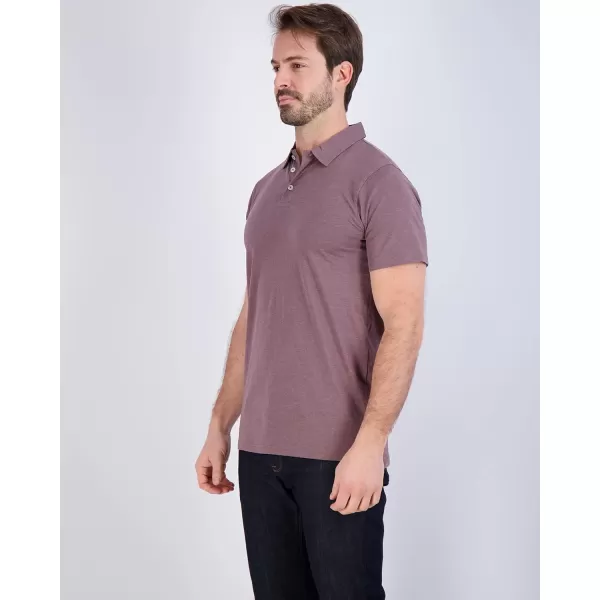 Real Essentials 3 Pack Mens Jersey Cotton Short Sleeve Polo Shirt  Breathable Performance Polo Available in Big amp TallRegular Set C