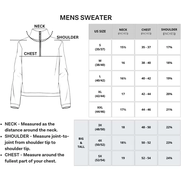 Real Essentials 3 Pack Mens LongSleeve Soft Touch QuarterZip SweaterStandard Set B