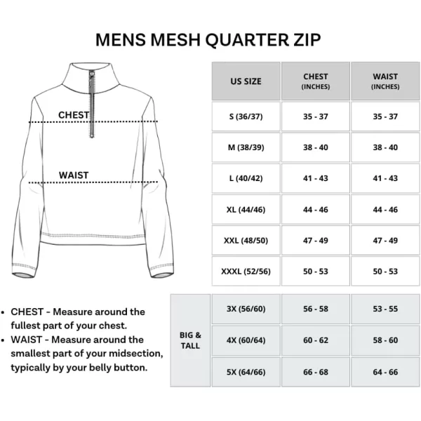 Real Essentials 3 Pack Mens Mesh Long Sleeve Athletic Quarter Zip Pullover  Outdoor UPF 50 Available in Big amp TallBig amp Tall Set 3