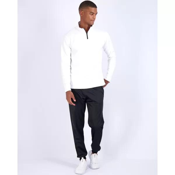 Real Essentials 3 Pack Mens Mesh Long Sleeve Athletic Quarter Zip Pullover  Outdoor UPF 50 Available in Big amp TallBig amp Tall Set 3