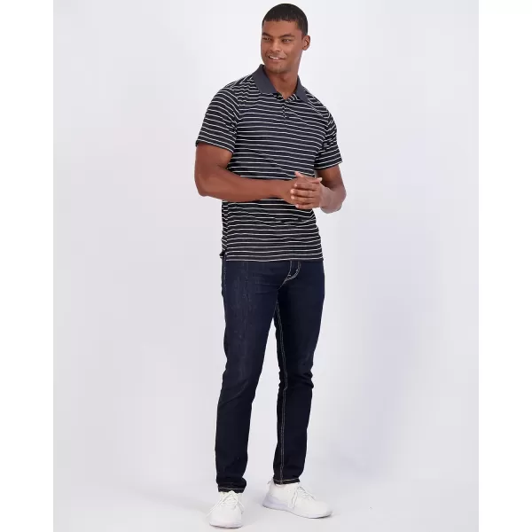 Real Essentials 3 Pack Mens QuickDry Short Sleeve Athletic Performance Polo Shirt Available in Big amp TallPolo Set H