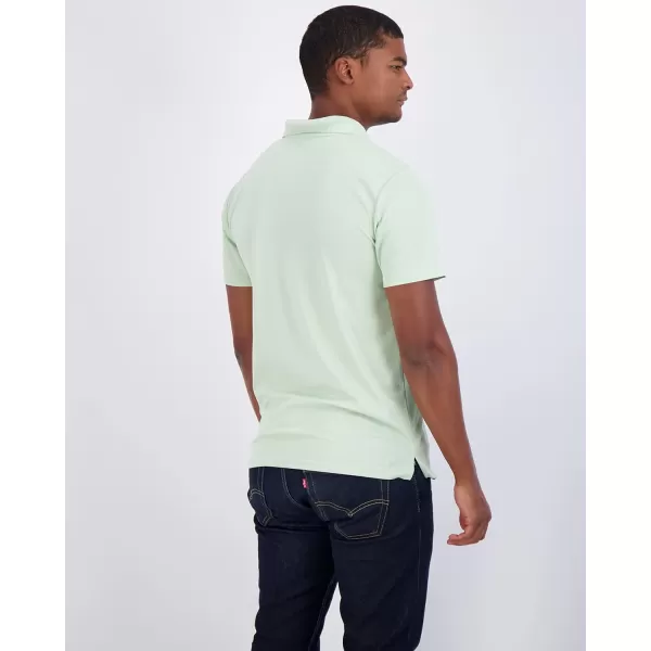 Real Essentials 3 Pack Mens QuickDry Short Sleeve Athletic Performance Polo Shirt Available in Big amp TallPolo Set N