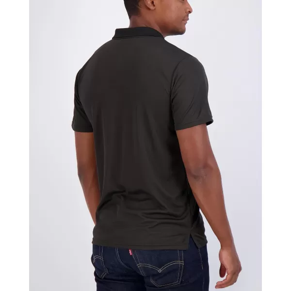 Real Essentials 3 Pack Mens Short Sleeve DryFit Collared Polo Shirt with Pocket  Active Casual Available Big amp TallStandard Set 7
