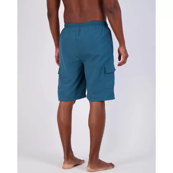 Real Essentials 3 Pack Mens Swim Trunks with Cargo Pockets amp Mesh Lining Available in Big amp Tallbigtall Set 5