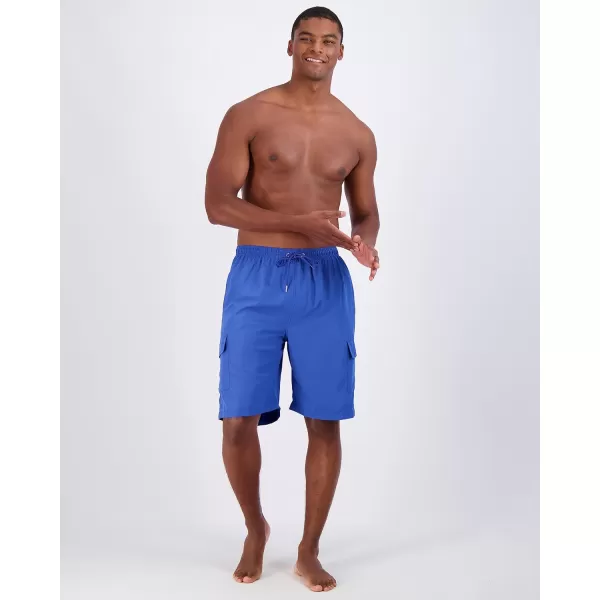 Real Essentials 3 Pack Mens Swim Trunks with Cargo Pockets amp Mesh Lining Available in Big amp Tallbigtall Set 8