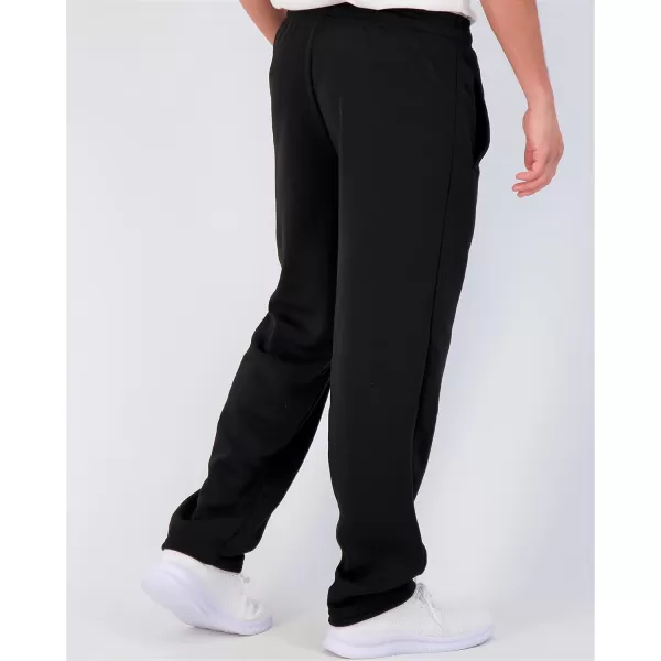 Real Essentials 3 Pack Mens Tech Fleece Athletic Casual Open Bottom Sweatpants with Pockets Available in Big amp TallBig amp Tall Set 3