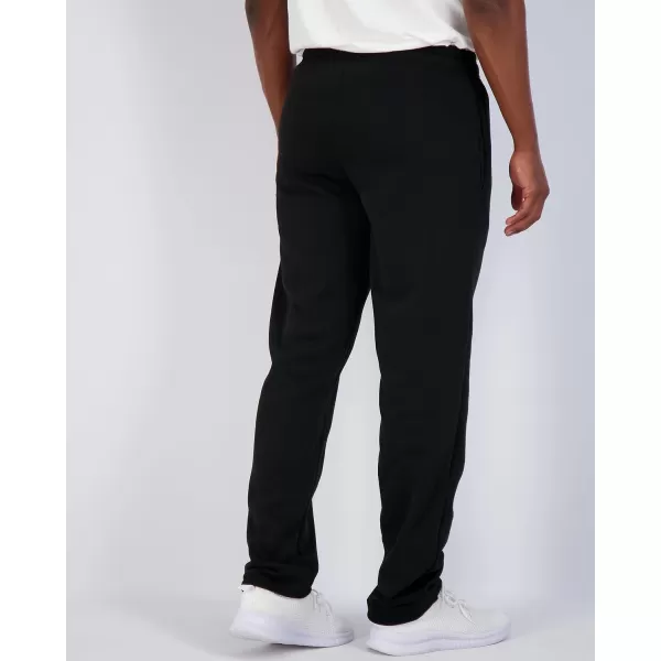 Real Essentials 3 Pack Mens Tech Fleece Athletic Casual Open Bottom Sweatpants with Pockets Available in Big amp TallStandard Set 2