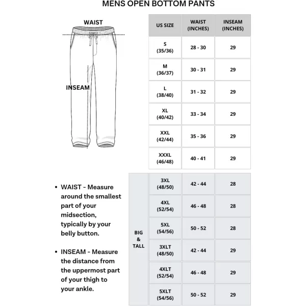 Real Essentials 3 Pack Mens Tech Fleece Open Bottom Cargo Sweatpants with Pockets Available in Big amp TallRegular Set 3