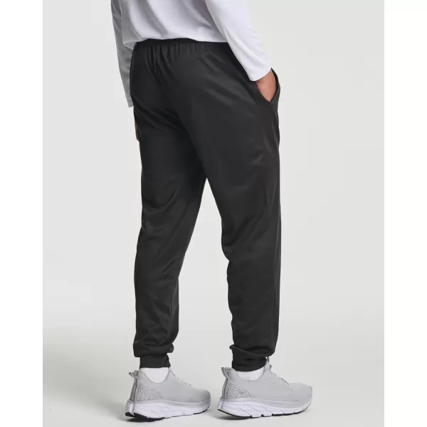 Real Essentials 3 Pack Mens Tech Mesh Active Athletic Casual Jogger Sweatpants with PocketsAvailable in Big amp TallJogger Set 2