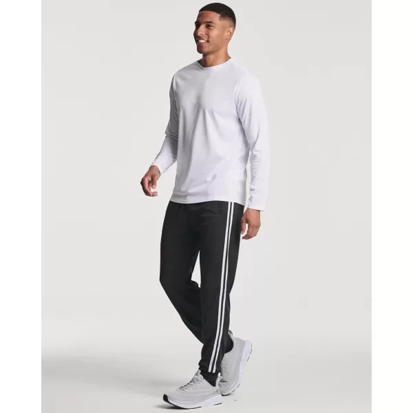 Real Essentials 3 Pack Mens Tech Mesh Active Athletic Casual Jogger Sweatpants with PocketsAvailable in Big amp TallJogger Set 5