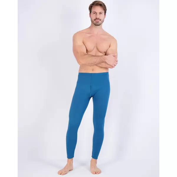 Real Essentials 3 Pack Mens Thermal Underwear Base Layer Fleece Lined Pants with Fly  Long John BottomBig amp TallBig amp Tall Set C