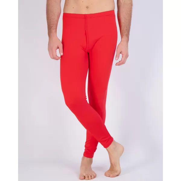Real Essentials 3 Pack Mens Thermal Underwear Base Layer Fleece Lined Pants with Fly  Long John BottomBig amp TallBig amp Tall Set F