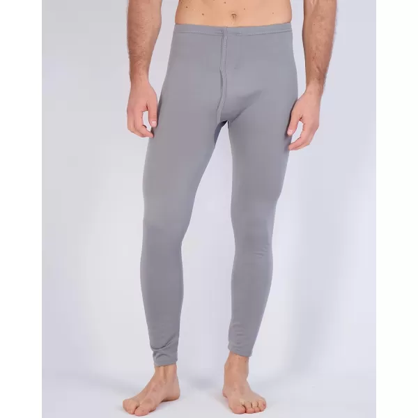 Real Essentials 3 Pack Mens Thermal Underwear Base Layer Fleece Lined Pants with Fly  Long John BottomBig amp TallBig amp Tall Set a