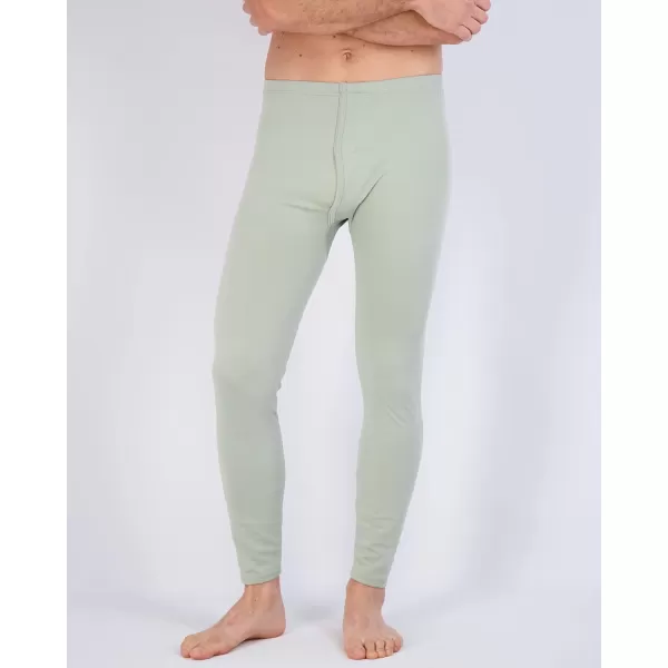 Real Essentials 3 Pack Mens Thermal Underwear Base Layer Fleece Lined Pants with Fly  Long John BottomBig amp TallStandard Set G