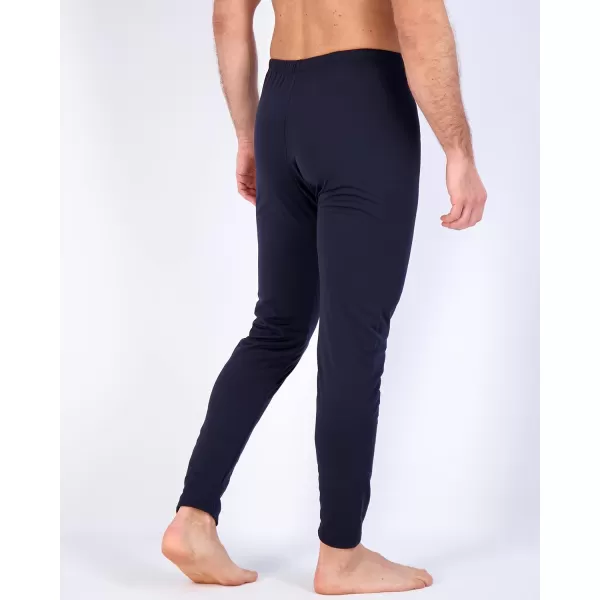 Real Essentials 3 Pack Mens Thermal Underwear Base Layer Fleece Lined Pants with Fly  Long John BottomBig amp TallStandard Set G