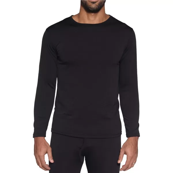 Real Essentials 3 Pack Mens Thermal Underwear Tops Microfiber Fleece Lined Long Sleeve Compression Active Shirt Long Johns Winter Skiing Base Layer Set 2XLReal Essentials 3 Pack Mens Thermal Underwear Tops Microfiber Fleece Lined Long Sleeve Compression Active Shirt Long Johns Winter Skiing Base Layer Set 2XL