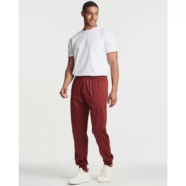 Real Essentials 3 Pack Mens Tricot Active Athletic Casual Jogger Fleece Lined Sweatpants Pockets Available in Big amp TallJogger Set H