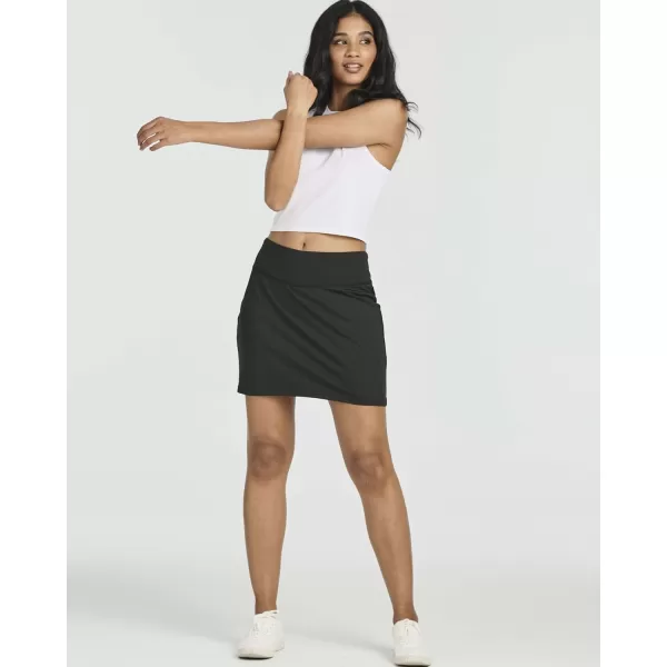 Real Essentials 3 Pack Womens 16 Active High Waisted Skort Skirt Pockets  Running Tennis Golf Gym Available in PlusSet 1