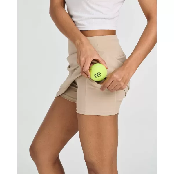 Real Essentials 3 Pack Womens 16 Active High Waisted Skort Skirt Pockets  Running Tennis Golf Gym Available in PlusSet 2