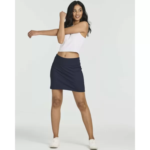 Real Essentials 3 Pack Womens 16 Active High Waisted Skort Skirt Pockets  Running Tennis Golf Gym Available in PlusSet 3