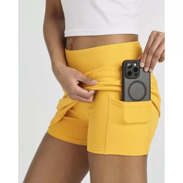 Real Essentials 3 Pack Womens 16 Active High Waisted Skort Skirt Pockets  Running Tennis Golf Gym Available in PlusSet 3