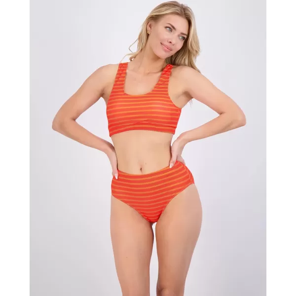Real Essentials 3 Pack Womens 2Piece Bikini Modest Teen Adult Athletic Beach Swimsuit Tankini  AvailablenbspinnbspPlusnbspSizeStandard Set 5