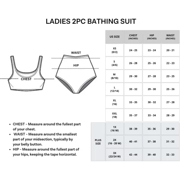 Real Essentials 3 Pack Womens 2Piece Bikini Modest Teen Adult Athletic Beach Swimsuit Tankini  AvailablenbspinnbspPlusnbspSizeStandard Set 5