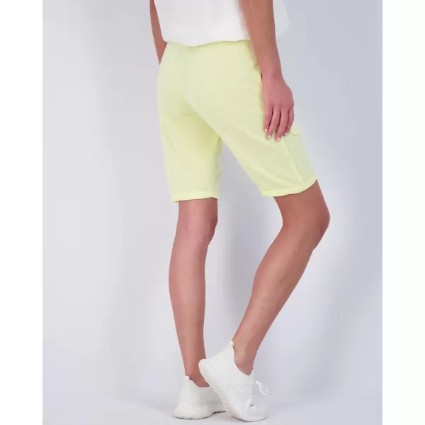 Real Essentials 3 Pack Womens Cotton French Terry 9 Bermuda Short PocketsCasual Lounge Athletic Available in PlusBermuda 9  Inch Inseam 9 Inch Set 2