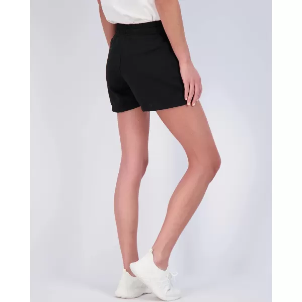 Real Essentials 3 Pack Womens Cotton French Terry 9 Bermuda Short PocketsCasual Lounge Athletic Available in PlusStandard 3 Inch Inseam Set 4