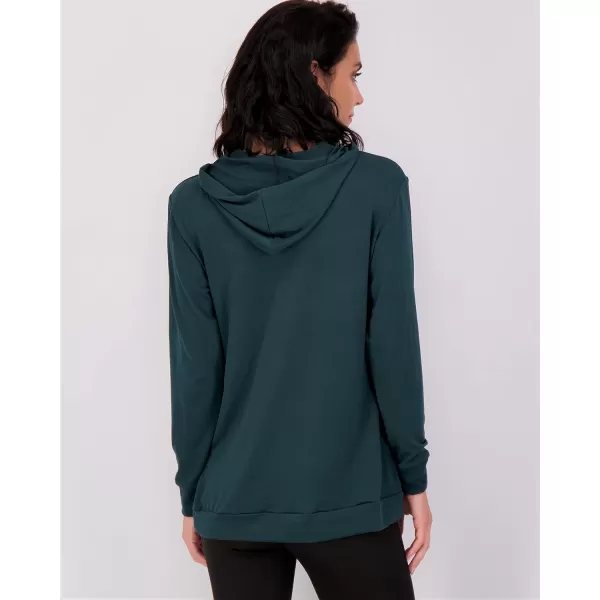 Real Essentials 3 Pack Womens Dry Fit LongSleeve Hoodie Pullover Sweatshirt Pocket  Active Lounge Available In PlusHoodie Set 1