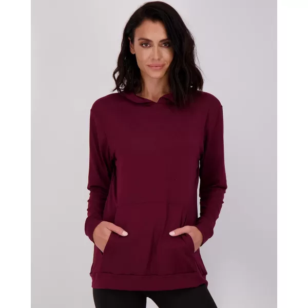 Real Essentials 3 Pack Womens Dry Fit LongSleeve Hoodie Pullover Sweatshirt Pocket  Active Lounge Available In PlusHoodie Set 2