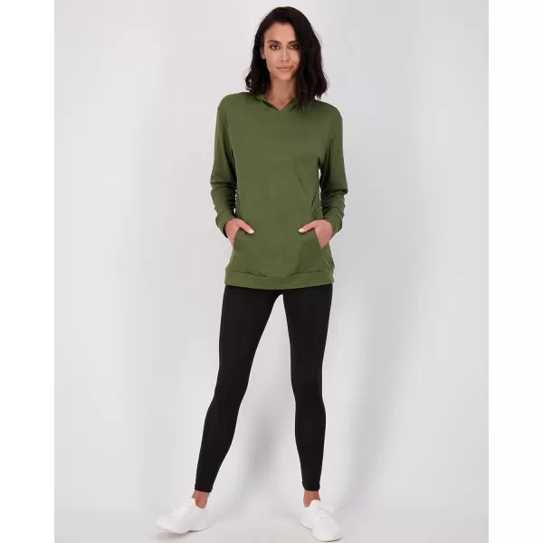 Real Essentials 3 Pack Womens Dry Fit LongSleeve Hoodie Pullover Sweatshirt Pocket  Active Lounge Available In PlusHoodie Set 5