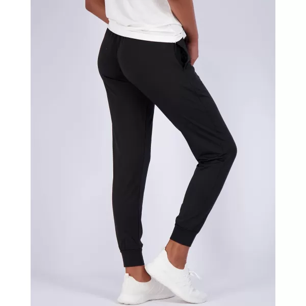 Real Essentials 3 Pack Womens DryFit Active Soft Lightweight Lounge Jogger Pants with Pockets Available in Plus SizeSet 1