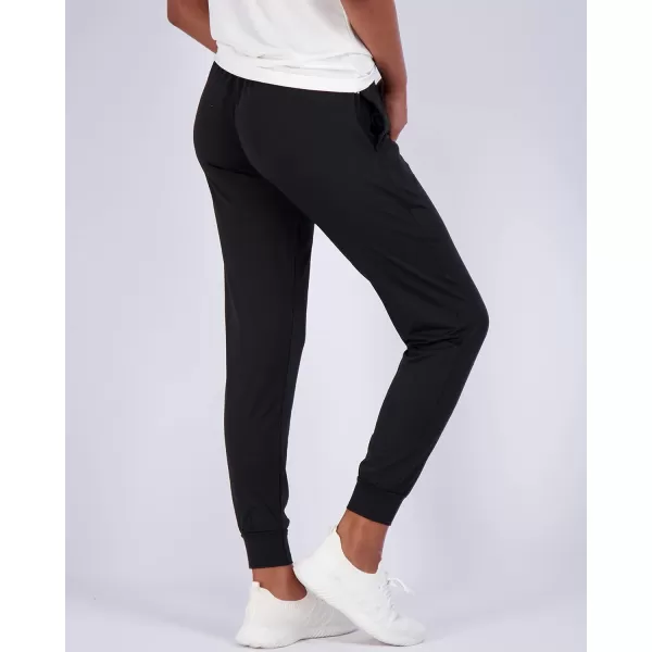 Real Essentials 3 Pack Womens DryFit Active Soft Lightweight Lounge Jogger Pants with Pockets Available in Plus SizeSet 3