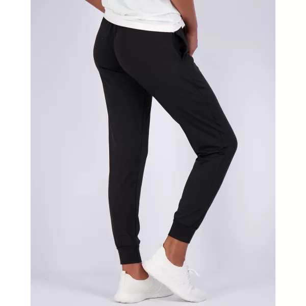 Real Essentials 3 Pack Womens DryFit Active Soft Lightweight Lounge Jogger Pants with Pockets Available in Plus SizeSet 4