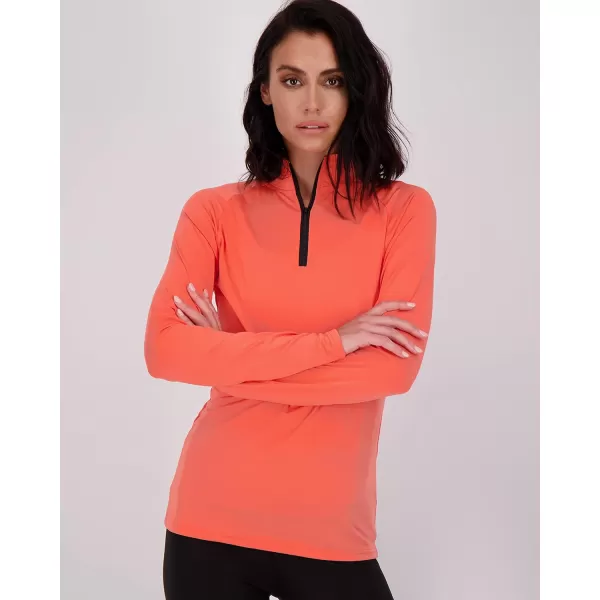 Real Essentials 3 Pack Womens DryFit Long Sleeve Quarter Zip  Full Zip Up Hoodie Workout Jacket Available in PlusQuarter Zip Set 1