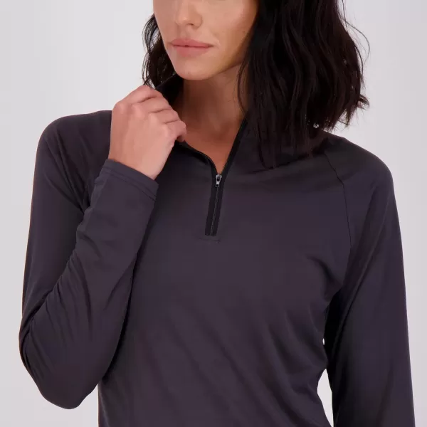 Real Essentials 3 Pack Womens DryFit Long Sleeve Quarter Zip  Full Zip Up Hoodie Workout Jacket Available in PlusQuarter Zip Set 1