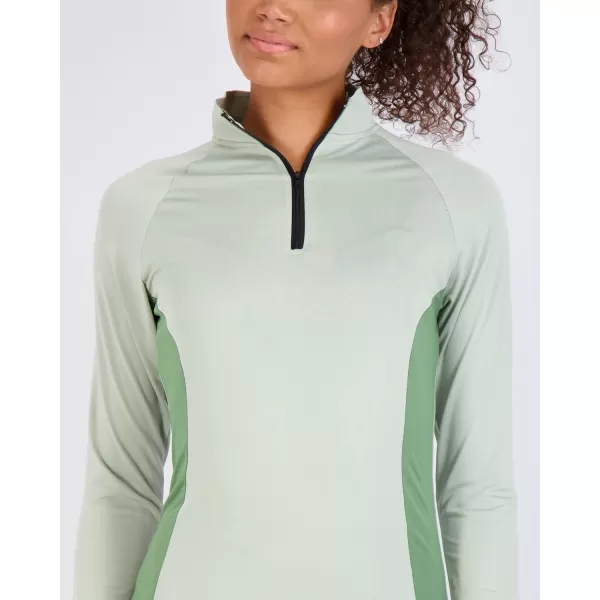 Real Essentials 3 Pack Womens DryFit Long Sleeve Quarter Zip  Full Zip Up Hoodie Workout Jacket Available in PlusQuarter Zip Set 12
