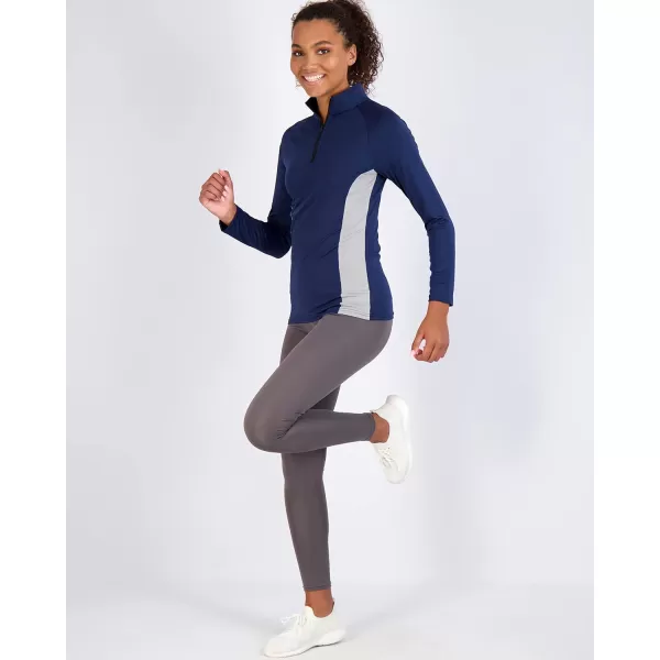Real Essentials 3 Pack Womens DryFit Long Sleeve Quarter Zip  Full Zip Up Hoodie Workout Jacket Available in PlusQuarter Zip Set 12