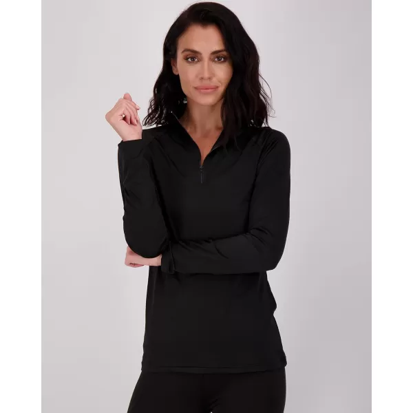 Real Essentials 3 Pack Womens DryFit Long Sleeve Quarter Zip  Full Zip Up Hoodie Workout Jacket Available in PlusQuarter Zip Set 2