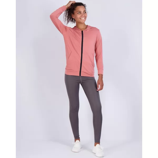 Real Essentials 3 Pack Womens DryFit Long Sleeve Quarter Zip  Full Zip Up Hoodie Workout Jacket Available in PlusSet 2